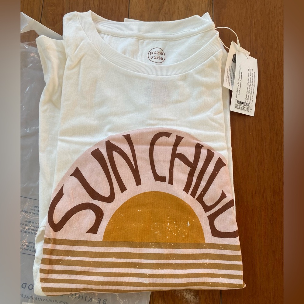 COPY - Pura Vida short sleeve tshirt, Sun Child